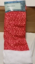 Christmas Tree Skirt 48&quot; Red &amp; White By Home NIB 274E - $3.89