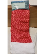 Christmas Tree Skirt 48&quot; Red &amp; White By Home NIB 274E - £3.10 GBP