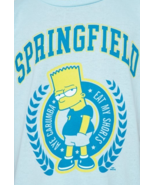 The Simpsons Bart Collegiate Boys T-Shirt / Light Blue / Large [16-18] - $187.73 MXN