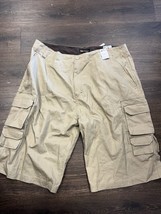 Godbody Khaki Tan Cargo 6 Pocket Shorts Size 42 - £14.60 GBP