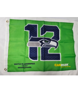 Seattle Seahawks vs Indianapolis 10/01/2017 Giveaway Green 12 Flag 25x18... - $279.63 MXN