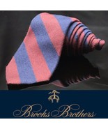 BROOKS BROTHERS Blue Multi Color Stripe Wool  Luxury Dapper Stripped Tie... - €51,93 EUR