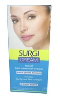 Surgi Cream Facial Hair Removal Cream 1 oz &amp; Soothe Cream 0.5 oz Fresh S... - £19.77 GBP