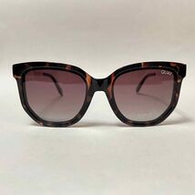 New Quay Australia Coffee Run Mini Sunglasses Polarized Tort Brown - $74.89