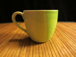 2005 Starbucks 3 Shades of Green Stripes Coffee Mug Tea Cup - £11.79 GBP