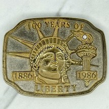 Vintage 1986 100 Years of Liberty Belt Buckle - £13.13 GBP