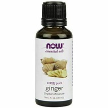 NEW Now Essential Oils Ginger Oil Spicy Aromatherapy Scent Vegan 1-Ounce - £12.19 GBP
