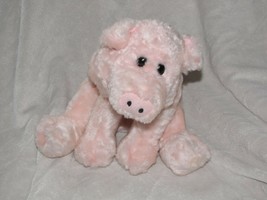 Snoots Progressive Plush Stuffed Plush Pink Pig Bean Bag Ribbon Bow 12&quot; - £46.51 GBP