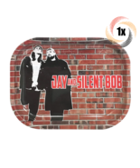 1x Tray Famous Brandz Jay &amp; Silent Bob Small Metal Rolling Tray | Brick ... - $20.31 CAD