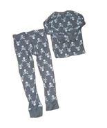 Two Piece Skull Cross bone Child 7/8 Sleepwear Costume Halloween Holiday - $14.29 CAD