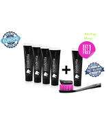 5 x Tubes Ecodenta Ecologic Charcoal Black Whitening VEGAN Toothpaste  T... - $58.38 CAD