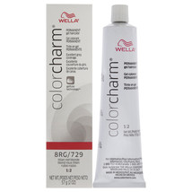 Color Charm Permanent Hair Color Gel - 8RG 729 Titan Red Blonde - $12.49