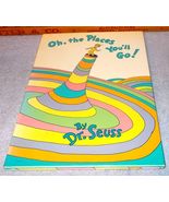 Dr. Seuss Children's Book Oh, The Places You'll Go Hard Cover with DJ 1990 1st - $12.95