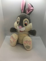 Disney Store Authentic Thumper Rabbit Bunny Plush Bambi 15&quot; Seated - £7.84 GBP