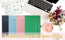YOJO 2025 A5 Weekly Planner with Goal &amp; Habit Tracker Pink - $253.71 MXN