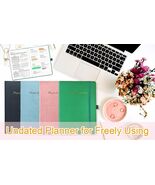 YOJO 2025 A5 Weekly Planner with Goal &amp; Habit Tracker Pink - $253.71 MXN