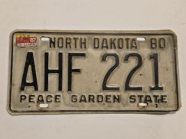 1980 North Dakota ND Truck License Plate AHF221-Peace Garden State-VTG-M... - $27.47 CAD