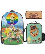 BAHELS 3PC Backpack Insulated Lunch Bag Pencil Case Youth Teens Wednes-1 - $256.12 MXN