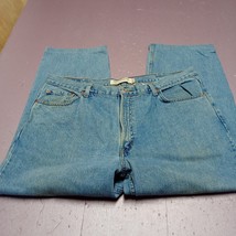 Levi 550 Jeans Men 42x29 Blue Relaxed Fit Tapered Leg High Waist Workwea... - $16.14