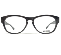 Guess GU 1753 GRY Eyeglasses Frames Dark Purple Horn Round Full Rim 53-1... - £47.91 GBP