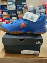 Adidas QuickForce 3.1 Badminton Shoes Blue Racquet Training NWT CP9543 US8.5 - £82.02 GBP