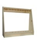 Pine Wooden Vertical 12 Place Gun Rack Long Rifle Lockable Storage Display - $4,097.42 MXN