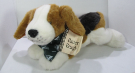 VTG Eddie Bauer 1994 Gund Inc. 17&quot; Realistic Beagle Puppy Dog w/Tag Bandana - £18.39 GBP