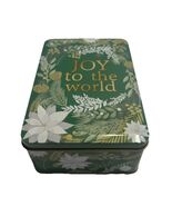 “Joy To The World” Medium Christmas Metal Tin Container (SHIPS IN 24 HOURS) - $16.71