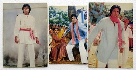 Bollywood Actors Amitabh Bachchan Jaya Prada 3 Post card Postcard Lot Set India - £19.90 GBP