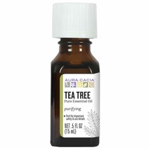 Aura Cacia 100% Pure Tea Tree Essential Oil | GC/MS Tested for Purity | 15 ml... - $11.92
