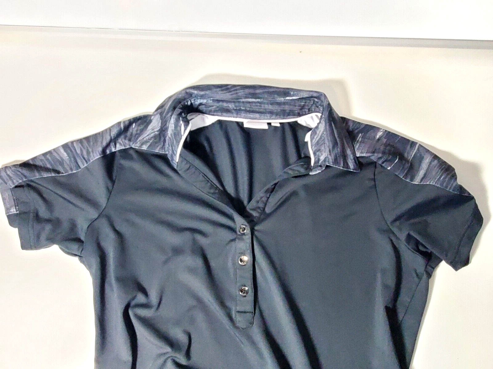 Ping Sensorcool Women s Mona Golf Shirt Black/Gray sz.10 - £17.98 GBP