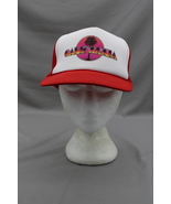 Vintage Screened Trucker Hat - Neon Pink California Graphic - Adult Snap... - £38.31 GBP