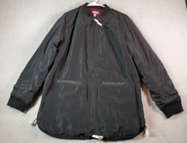 LOGO by Lori Goldstein Jacket Women XS Black 100% Polyester Long Sleeve ... - £27.28 GBP