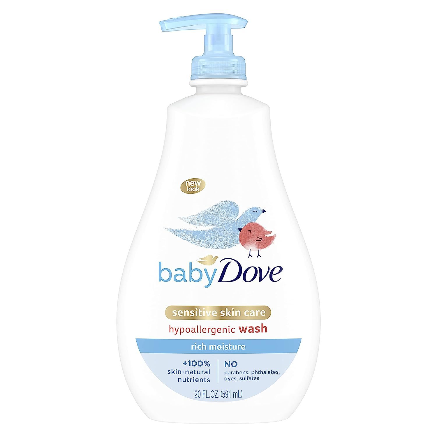 Baby Dove Sensitive Skin Care Baby Wash For Baby Bath Time Rich Moisture Tear-Fr - £25.47 GBP