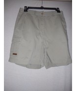 Lauren Ralph Lauren Size 8  Khaki Shorts Beigey Green 100% cotton - $37.98