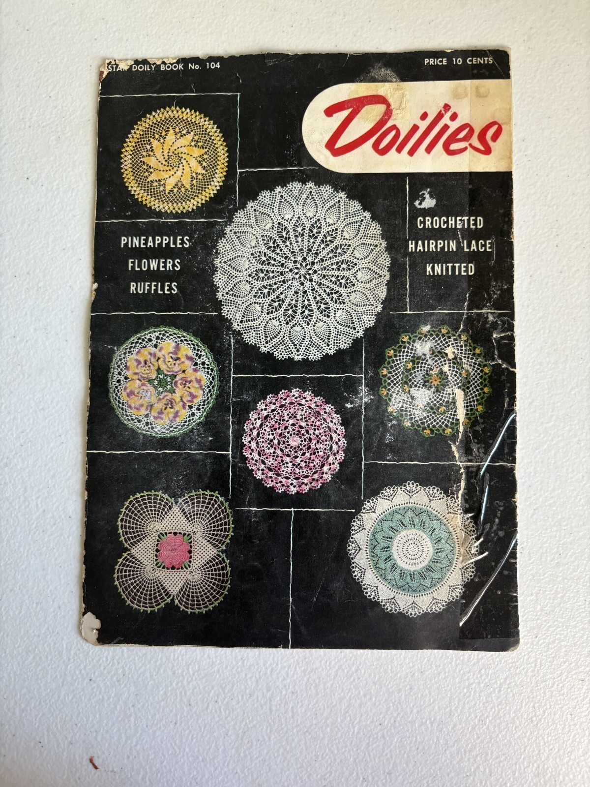 Star Doily Book No. 104 American Thread Company 1953 Leaflet 15 Pages Crochet Item image 2