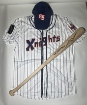 1984 Movie “The Natural” Roy Hobbs #9 New York Knights Jersey/Hat/Bat Co... - $123.74