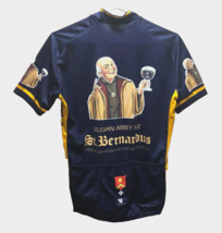 St. Bernardus Belgian Abbey Ale Blue Full Zip Italy Cycling Jersey L-4-5... - £16.67 GBP