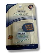 1 x Dentek Complete Clean Textured Easy Sliding Floss 55yd New Old Stock - $39.59