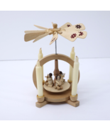 Vintage Christmas Pyramid German Carousel Candle Holder - $63.19