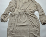 H&amp;M MAMA Beige Tan Faux Wrap Maternity Nursing Dress XXL - $17.75