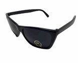 NWT Dirty Harry Shiny Black Plastic Black Lens Classic Mens Sunglasses - $13.46