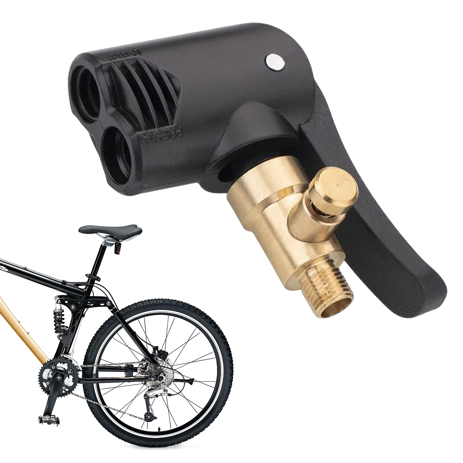 Bike Universal Compressor Clip On Quick Release Air Pump Valve Connector Leak Pr - £42.30 GBP