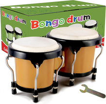 Bongo Drum 4” and 5” Set for Adults Beginners,Percussion Bongos Drum W - $1,083.99 MXN