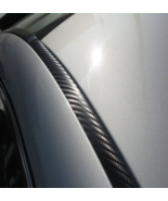 2008-2012 MITSUBISHI LANCER CARBON FIBER ROOF TRIM MOLDINGS 2PC 2009 201... - £39.95 GBP