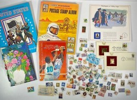 Stamp Collection Of American &amp; Foreign World Stamps - £31.37 GBP