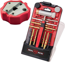 7 Premium Brass Pin Punches &amp; 3 Steel Punches, 4 Interchangeable Hammer Heads - - $109.98