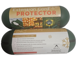 Extension Cord Protector Set of 2 Safety for Your Outdoor Cords from Ele... - $11.87