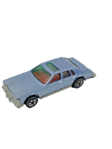Hot Wheels Cadillac Seville Blue 1980 Vintage Diecast Toy Car Mattel Hong Kong - £7.13 GBP