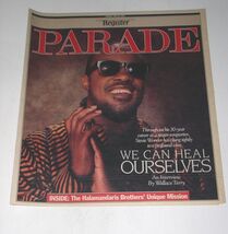Stevie Wonder Parade Newspaper Supplement Vinatage 1992 Cover Story  - $24.99
